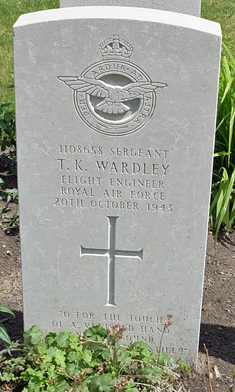 Sgt Tom Kenneth Wardley<br/><br /><br />died October 20th, 1943